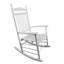 Chaise berçante balcon pour adulte - blanc-1806722084