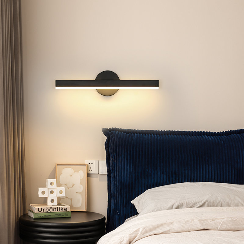 38cm Rotatable LED Wall Light, Black