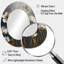 Cornflowers en blanc et or III - miroir mural ovale moderne-742810430