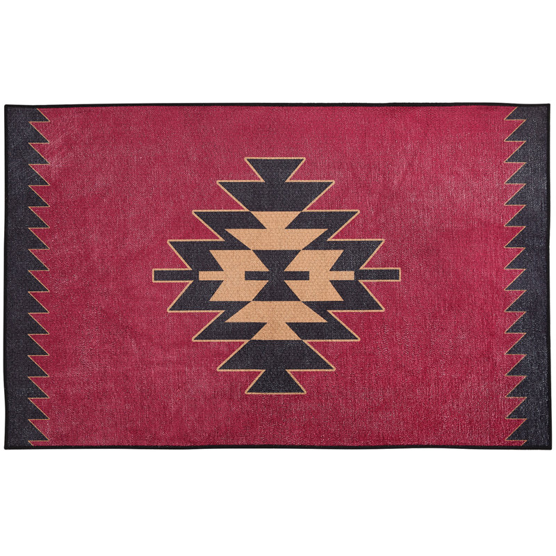 Tapis rectangulaire en coton Lethel