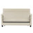56.9" Chenille Convertible Sofa Bed with Dual USB Ports, Phone Holder & Side Pockets-637771180