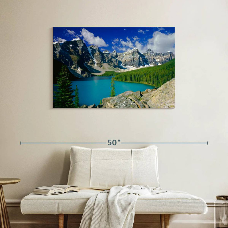 Alvord Enchanting Banff Landscape, H 26 po x l 39 po