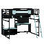 Wood Loft Bed With Desk-260935925