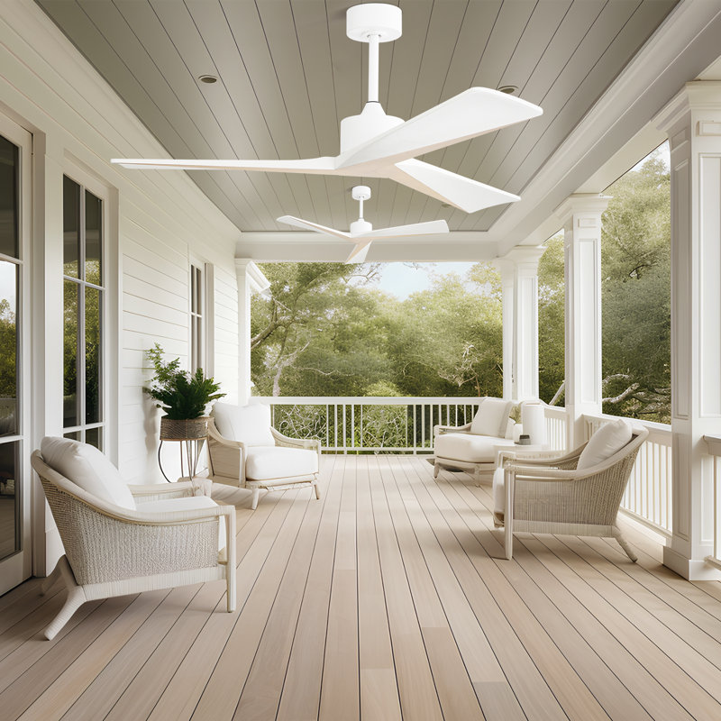 Kemp 52'' Smart Ceiling Fan Remote Included, Gold
