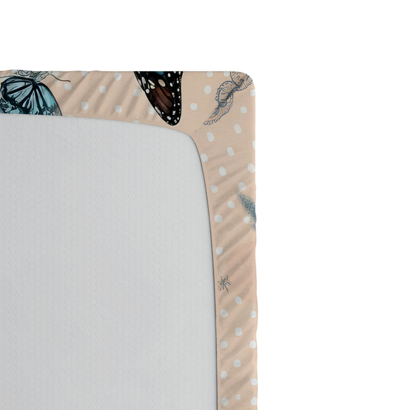 Microfiber Floral Fitted Sheet, Twin XL Fitted Sheet