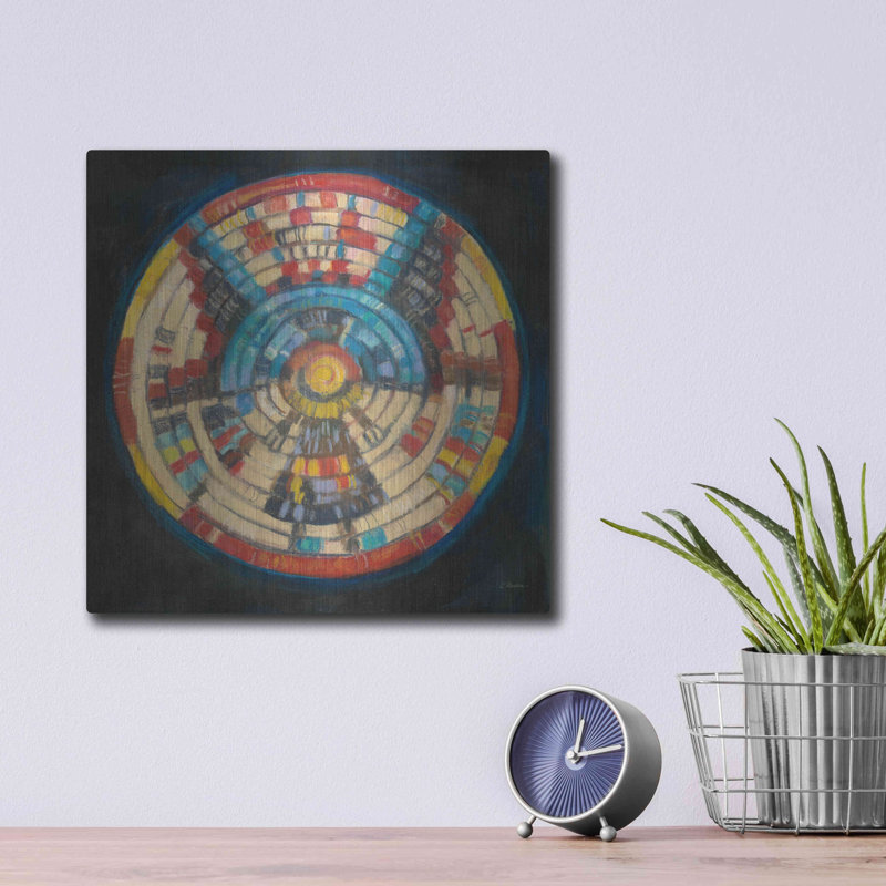 «Kachina Basket» par Carol Rowan, H 12 po x l 12 po
