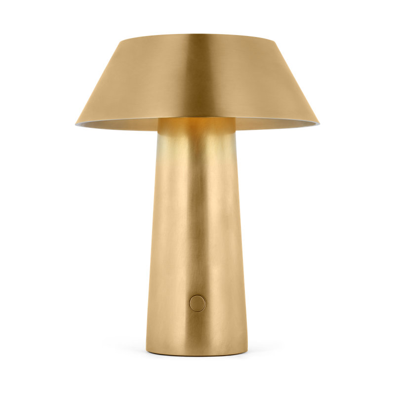 Sesa Short Accent Rechargeable Table Lamp, Gold
