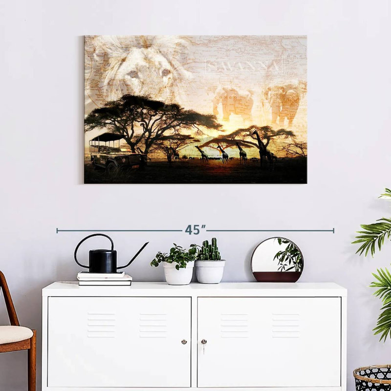 Ravi Savanna, 24" H x 36" W
