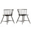 Ensemble de table de salle à manger et de chaises à dossier bas en placage de béton Warner-114509603