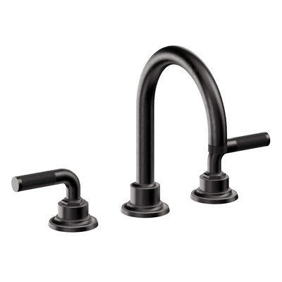 Descanso 8" Widespread Lavatory Faucet with Knurled Handle and ZeroDrain