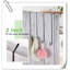 Crochets de 15 pouces pour crochets de couronnes en métal au-dessus de la porte Crochets pratiques en métal pour crochets porte-serviette pour décorations de Noël (noir, 4 pièces)