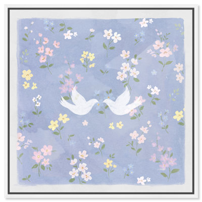 Love Doves Print by Oliver Gal