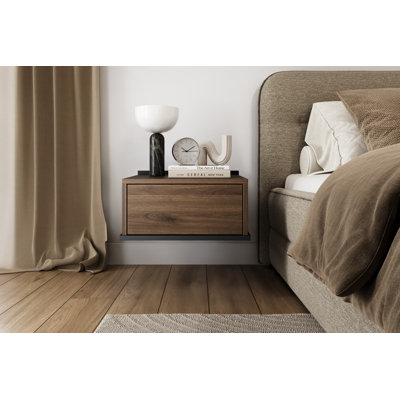 Destyni 50cm W Laminate Bedside Table