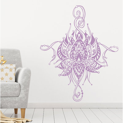 Décalcomanie murale fleur lotus Buller