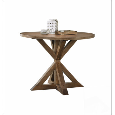 Windvale Cross-Buck Base Counter Height Dining Table