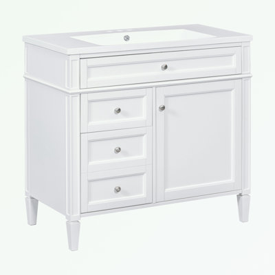 Swarn 36'' Single Bathroom Vanity with Top