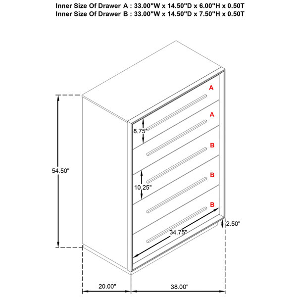 Dimensions du produit