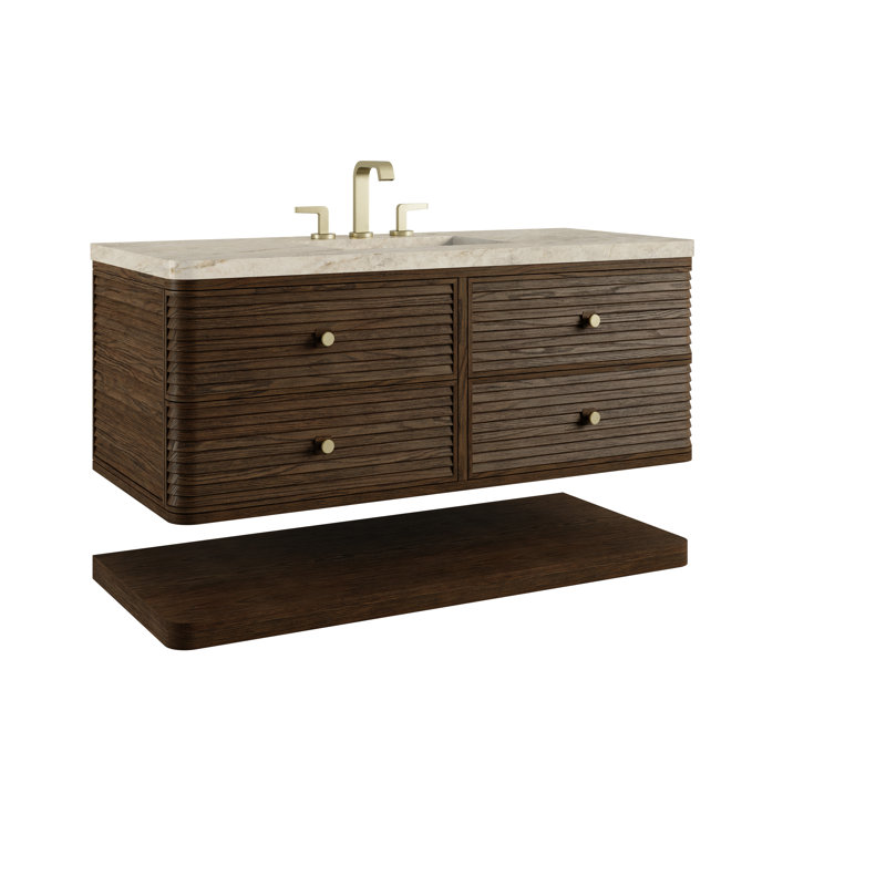 Meuble-lavabo simple l 48 po Allamari, Tajnar Eclos, Sable