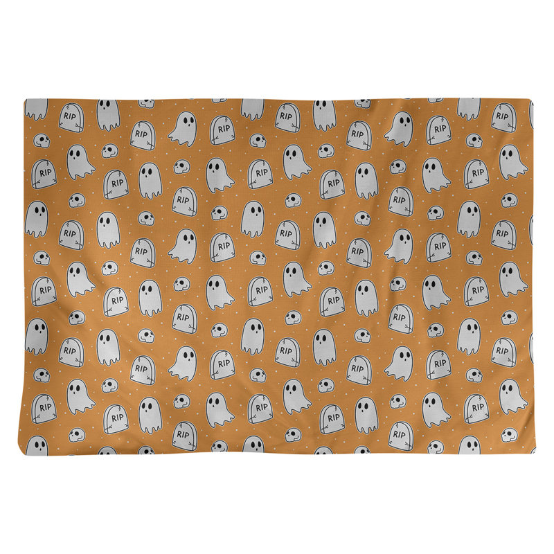 Récapitulatif en coton 18 po katelyn elizabeth, Orange / blanc