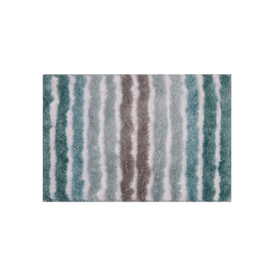 Bathroom Rugs, Extra Soft Absorbent Bath Rugs, Non-Slip, Quick Drying, Machine Washable, Plush Comfort for Bathroom Floor, Tub, Shower and Home Decor Accessories, 17x24, Turquoise