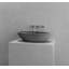 Vast Studio Vessel Sink – Oval Countertop Basin with Smooth Interior, Metallic Luxury Finish & Modern Spa-Inspired Sculpted Design-800464412