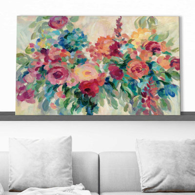 Marché aux fleurs - Peinture