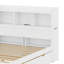 Lit plateforme double en bois avec tiroir de rangement intégré, station de charge et lit gigogne simple-279392280