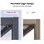 Pergola de patio en aluminium avec guirlandes multicolores de 48 pi-101189287
