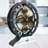 Desk wooden Clock Round 10 inches with Real Moving Gears (Transformable into a Wall Clock - detachable base) Canada Collection-1049897920