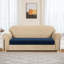Housse extensible pour causeuse à coussins carrés / rectangulaires extensible-42682808