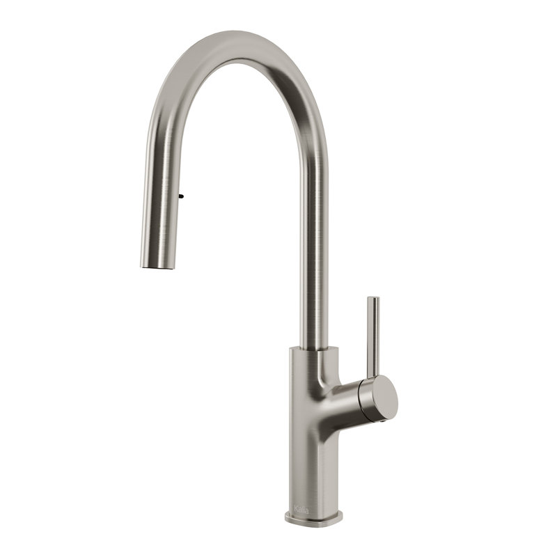 Robinet de cuisine escamotable Kalim MASIMO, Acier inoxydable PVD