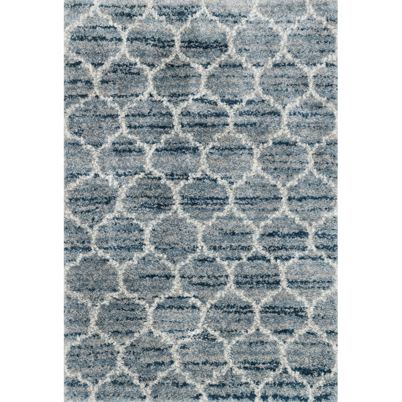 Tapis spa / galet à motif géométrique Lumini, Rectangle 2 pi 3 po x 4 pi