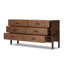 6 Drawer Dresser in Terra Brown Ash
