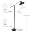 Lampe sur pied DEL industrielle 1 lumière avec abat-jour en métal Wyatt