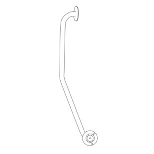 Newel Curved Rail Right handed 720mm