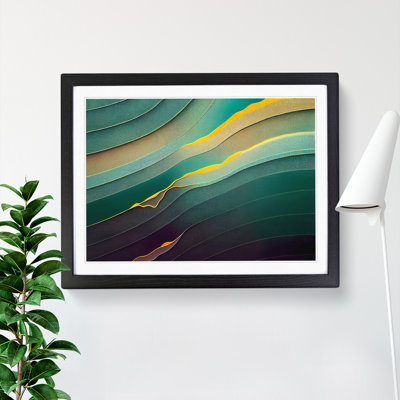 XH1022-6052X Modern Audio Soundwave Vol.5 Abstract - Single Picture Frame Print