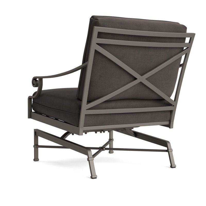 Venetian Outdoor Lounge Chair, Mica, Fusion Charcoal