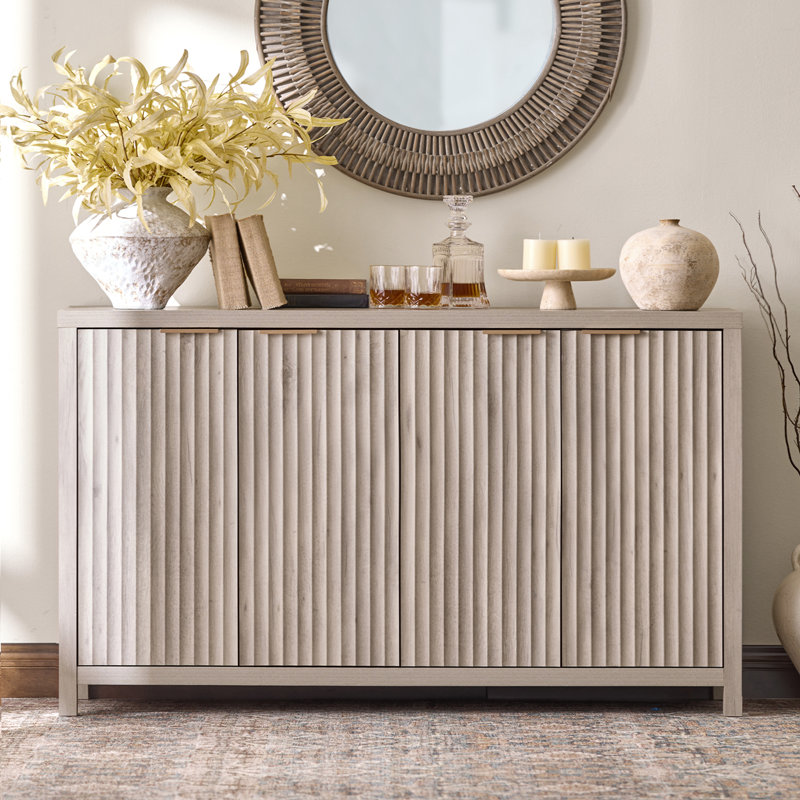 Nicolee 56" Sideboard, Greige Oak