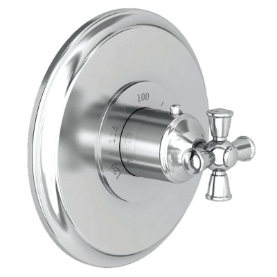 Aylesbury 3/4" Round Thermostatic Trim Plate With Handle