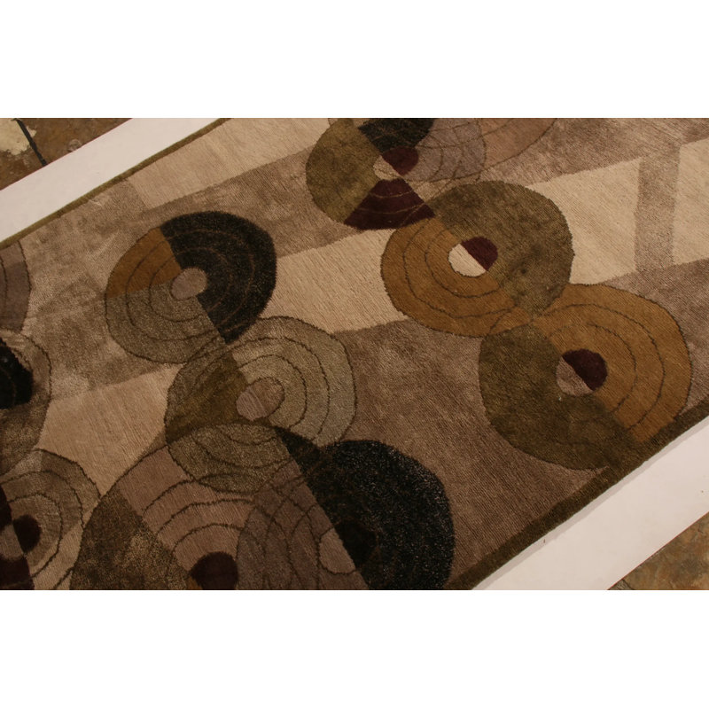 One-of-a-Kind 4' X 6' Hand Knotted Area Rug