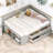 Twin Size Daybed with Drawers and Shelves-558741368