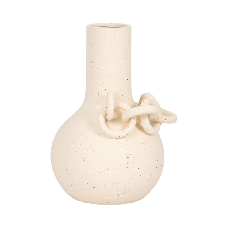 Petit vase Antigua, H 12 po x l 8 po x P 8 po
