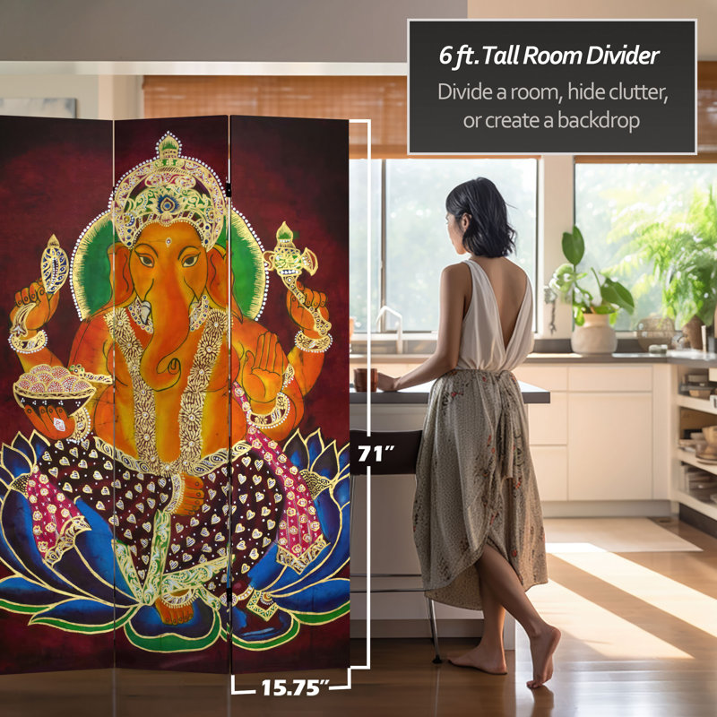 Cloison 6 pouces en toile Ganesh
