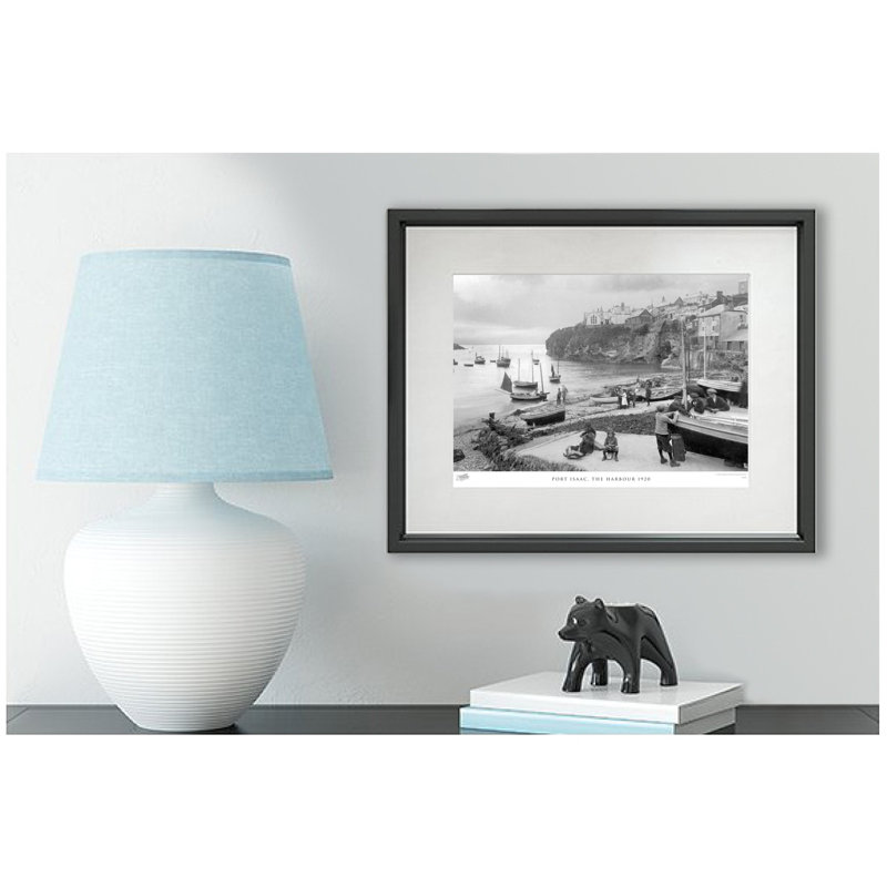 Port Isaac, The Harbour 1920 - Single Picture Frame Print, 40cm H x 50cm W x 2.3cm D