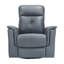 Fauteuil inclinable et pivotant en cuir-1502400782