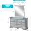 Commode Lorana, champagne argenté-856848536