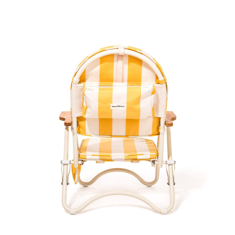 Pam Chair, Yellow/White Striped