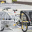 Remorque de vélo pour chien, chariot de vélo pour animal de compagnie avec attelage, roues à dégagement rapide, réflecteurs, drapeau, transporteur de voyage pour chien de taille moyenne, noir-97793331