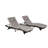 Outdoor Wicker Long Reclining Chair Set Of 2-23384883