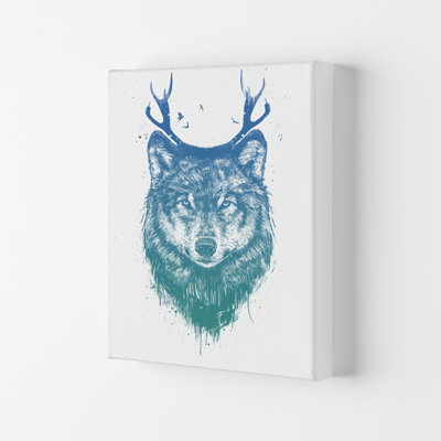 Deer Wolf by Mercedes Lopes Charro - Print